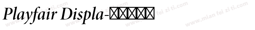 Playfair Displa字体转换